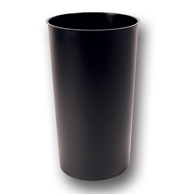 Black Base Smoking Urn Accessory 10.38"Dia. x 18"H