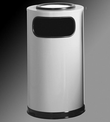 Almond Steel Ash & Waste Receptacles