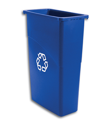 Vented Recycling Container 22"L x 11"W x 30"H