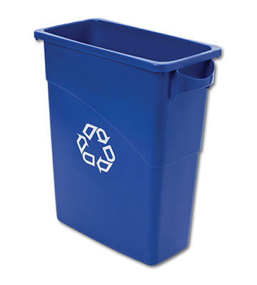 Handled Recycling Container 23.13"L x 11"W x 24.88"H