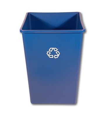 Square Recycling Container 19.5"Sq. x 27.63"H
