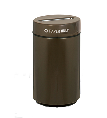 Fiberglass Single Recycling Container for Paper 16"Dia. x 28"H