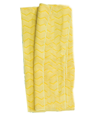 Yellow Micro Fiber Bathroom Cleaning Cloth 16"L x 16"W