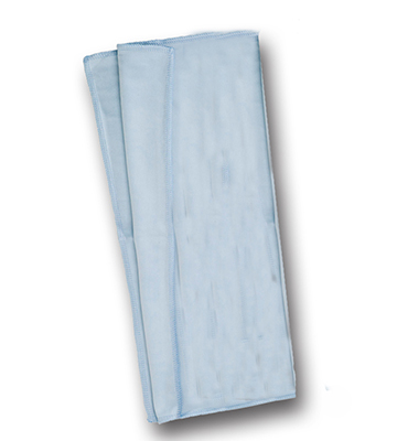 Blue Micro Fiber Glass / Mirror Cleaning Cloth 16"L x 16"W