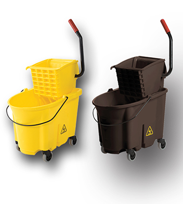 Side Press Mopping Cleaning Bucket System Combo 35 Qt.