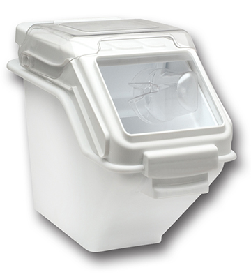 White Food Storage Bin 23.5"L x 11.5"W x 16.88"H