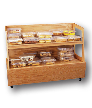 Two-Shelf Bakery Fixture 48"L x 24"W x 40"H