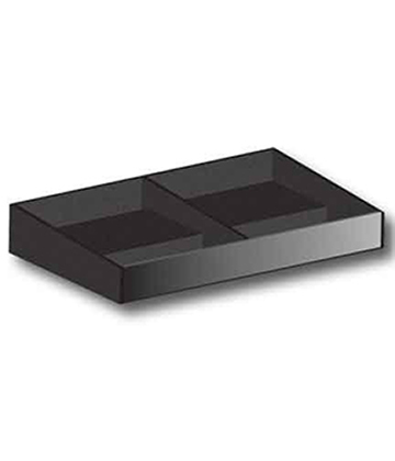 2-Step Divided ABS Tray 24"L x 14"L x 6"H