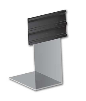 2-Track Tag Holder with Easel Base 2.75"L