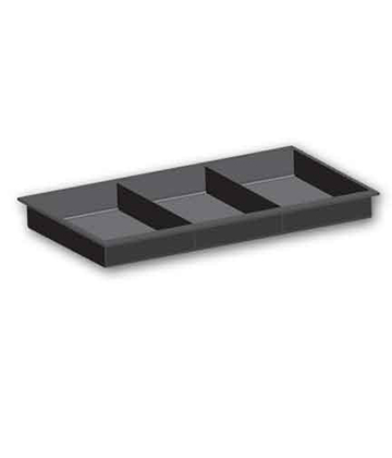 3-Section ABS Tray 48"L x 13"W x 3"H