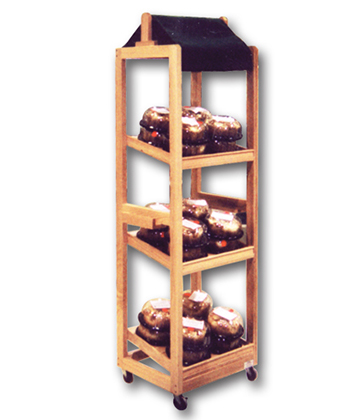 Bakery Bread Rack with Canvas Canopy Top 24"L x 21"W x 60"H