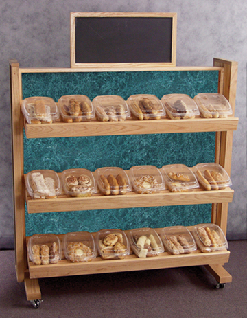 Bakery 2-Sided Display 50"L x 26"W x 64"H