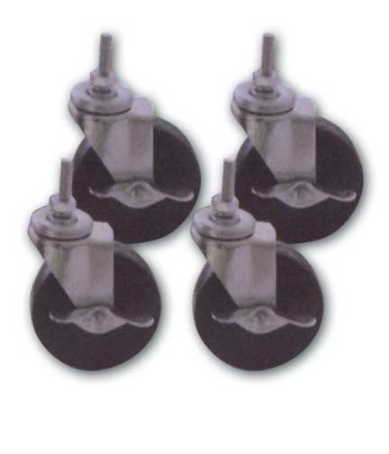 Set 4" Locking Casters