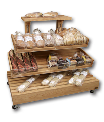 4-Shelf Bakery Rack 51"L x 30"W x 44"H