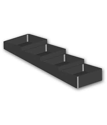 4-Step Tiered Produce Tray 16"L x 48"w x 12"H