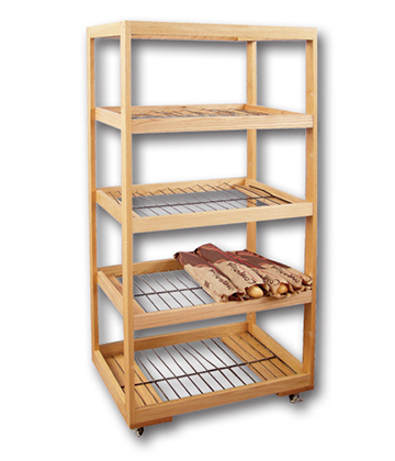 Bakery Bread Rack with 5 Wire Shelves 24"L x 20"W x 54"H