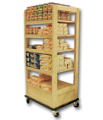 Bakery Designer Aisle Display 36"L x 20"W x 68"H