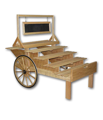 6-Step Produce Cart 71"L x 46"W x 41.5"H