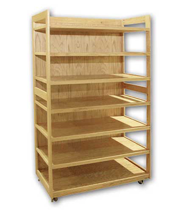 7-Shelf Spice Rack 48"L x 26"W x 72"H