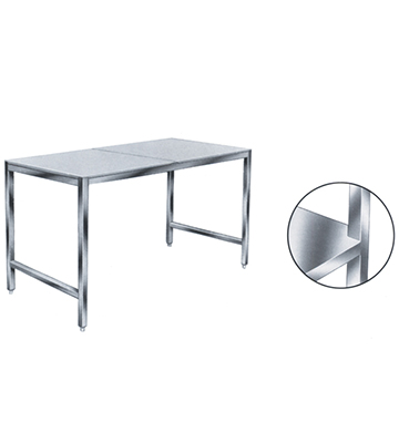 Stainless Steel Poly-Top Flat Work Table