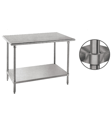 Stainless Steel Premium Flat Top Work Table
