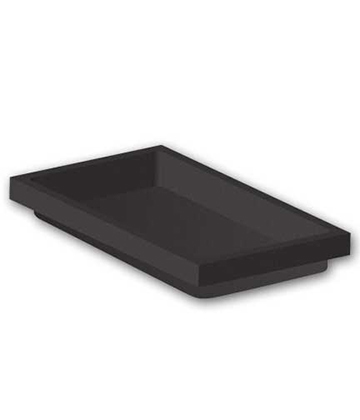 Black ABS Produce Box Liner Tray 17.5"L x 12"W x 3"H