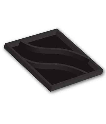 Produce Divided Wave Tray 48"L x 48"W x 4"H