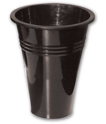 Black ABS Cone Vase 16"H
