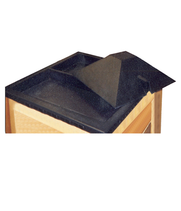 Black ABS Divider for Orchard Bin 48"L x 48"W x 6"H