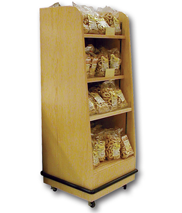 Bakery Designer Aisle Cart 36"L x 20"W x 68"H