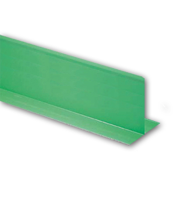 T-Base Divider Green 36"L x 5"H