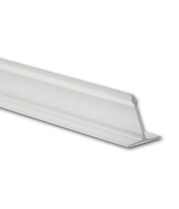 Clear Angled T-Base Divider  14"L x 5"H