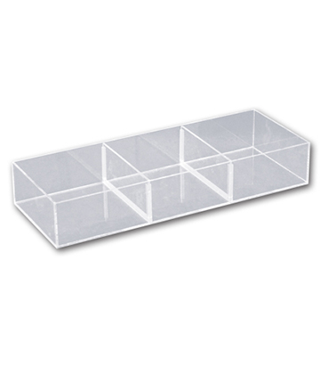 Acrylic Bulk Food Bin for shelves 24"L x 9"W x 4"H