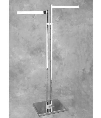 Apparel Rack Chrome 2-Way Straight Arms