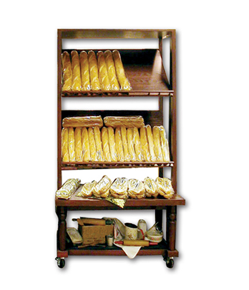 Bakery Flour Board Bread Display 48"L x 30"W x 72"H