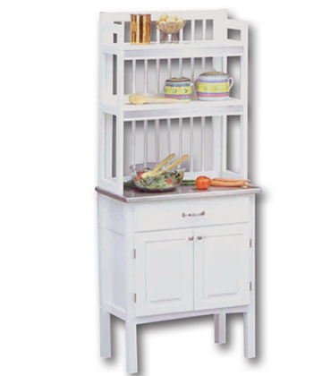 Bakery Modern Hutch 36"L x 16"W x 64"H