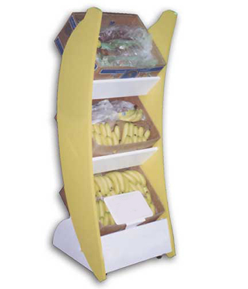 Banana Merchandiser 30"L x 30"W x 50"H