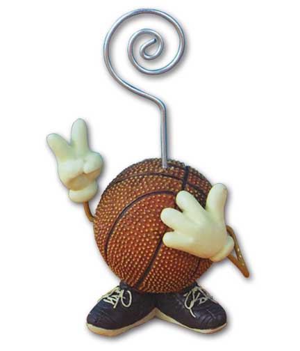 Basketball Tag Holder 3.75"H