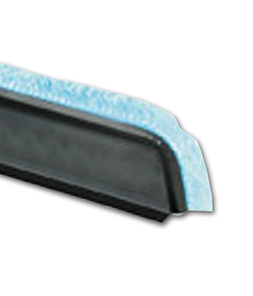 Black Angled Divider with Light Blue Parsley 30"L x 4.5"H