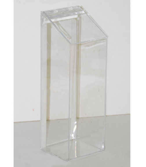 Clear Acrylic Brochure Holder 3.75"L x 3.5"W x 9.25"H