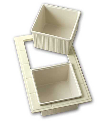 Buffet drop-in Space Saver Garnish Bowl for item 082203   7 Qt. 13 Oz.