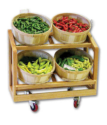 Four Bushel Basket Cart 36"L x 16"W x 32"H