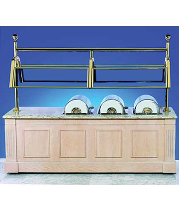 Euro Modular Chafing Dish Buffet 97"L x 33"W x 34.5"H