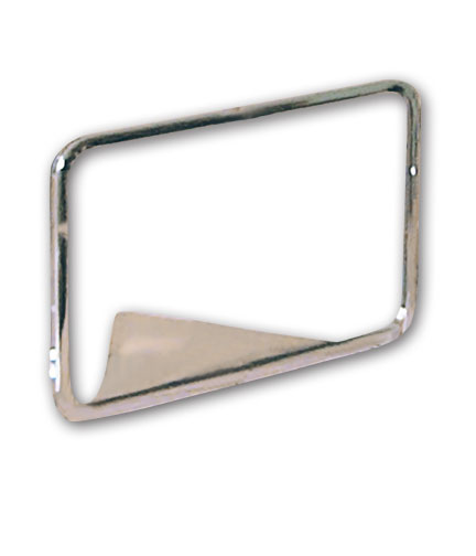 Chrome Sign Frame with Wedge Base 11"L x 7"H