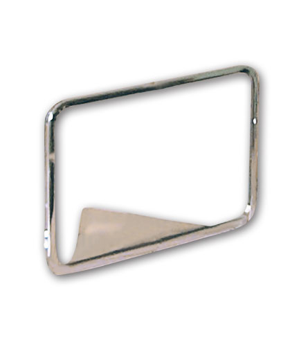 Chrome Sign Frame with Wedge Base 11"L x 14"H
