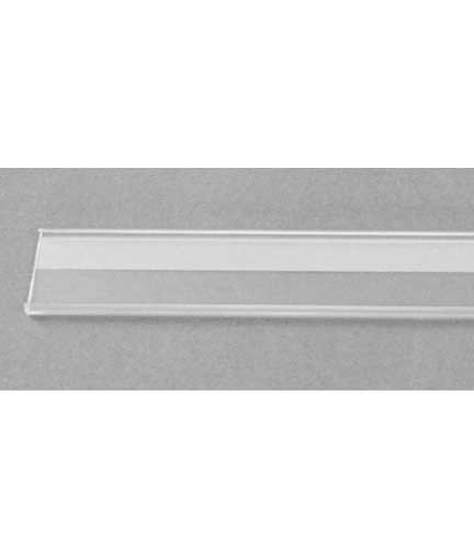 Clear Plastic Price channel 1.25"W x 48"L