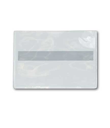 Clear Vinyl Pouch Sign Protector With Adhesive strip 11"L x 7"H