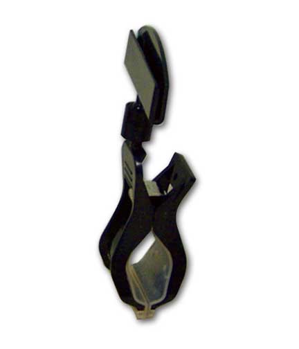 Black Clip-On Tag Holder 4"H