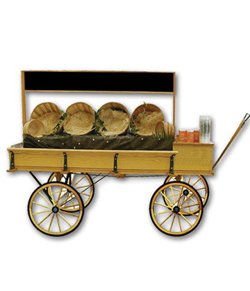 Colonial Wagon Cart 72"L x 36"W x 36"H