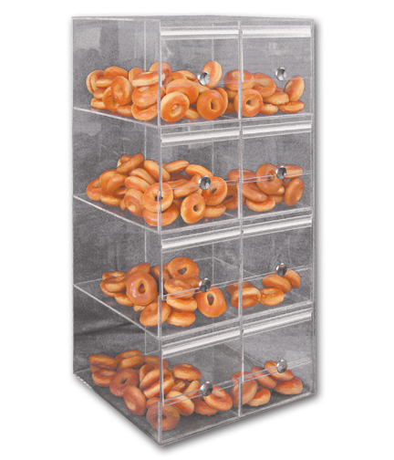 Acrylic Countertop Bagel Bins 20"L x 19"W x 42"H